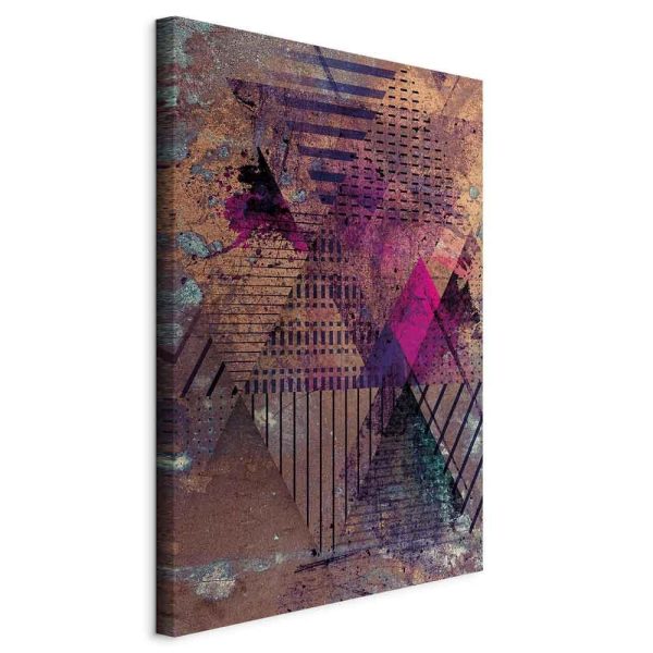 Canvas Print - Honey Abstraction (1 Part) Vertical