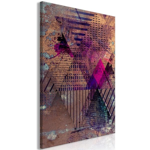 Canvas Print - Honey Abstraction (1 Part) Vertical