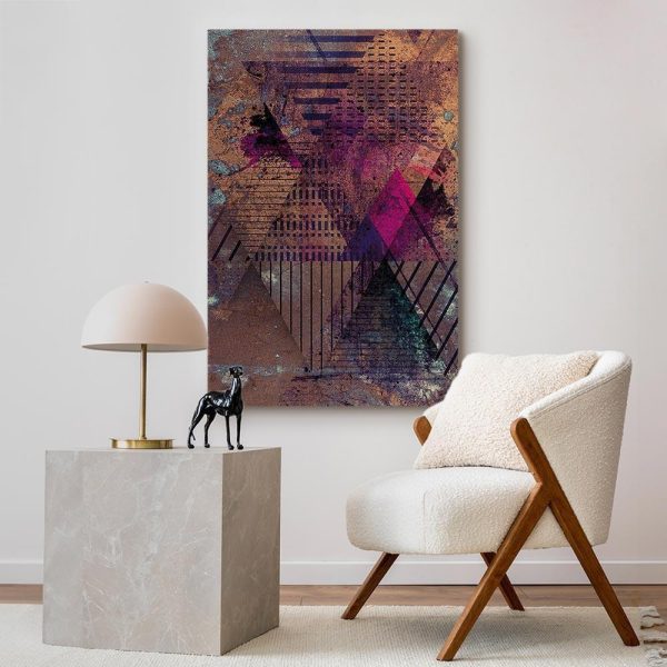 Canvas Print - Honey Abstraction (1 Part) Vertical