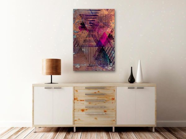 Canvas Print - Honey Abstraction (1 Part) Vertical