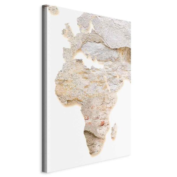 Canvas Print - Hot Continent (1 Part) Vertical