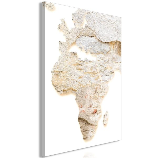 Canvas Print - Hot Continent (1 Part) Vertical