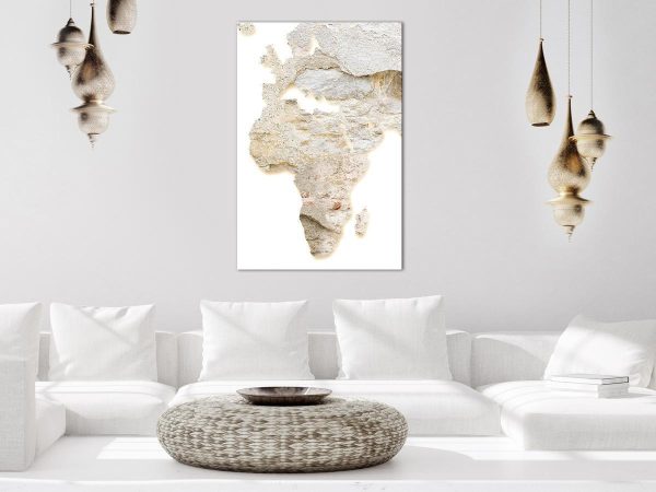 Canvas Print - Hot Continent (1 Part) Vertical
