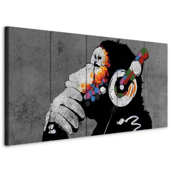 Canvas Print - Hot Rhythms (5 Parts) Narrow
