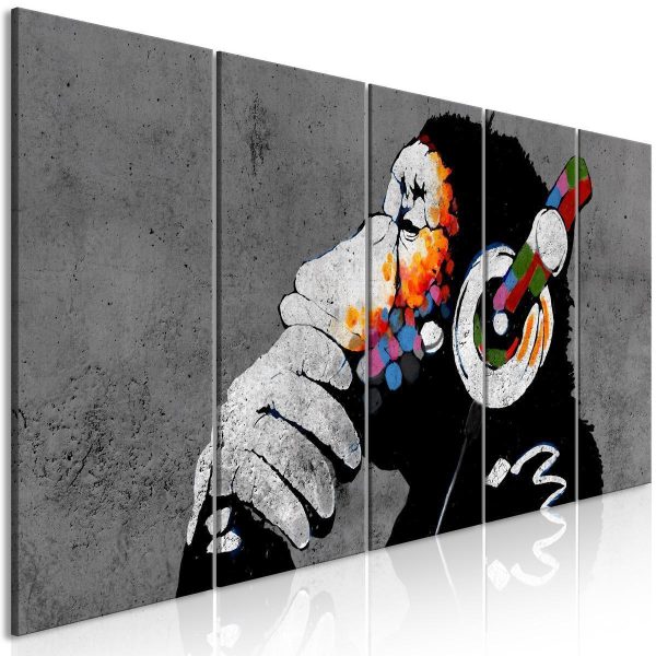 Canvas Print - Hot Rhythms (5 Parts) Narrow