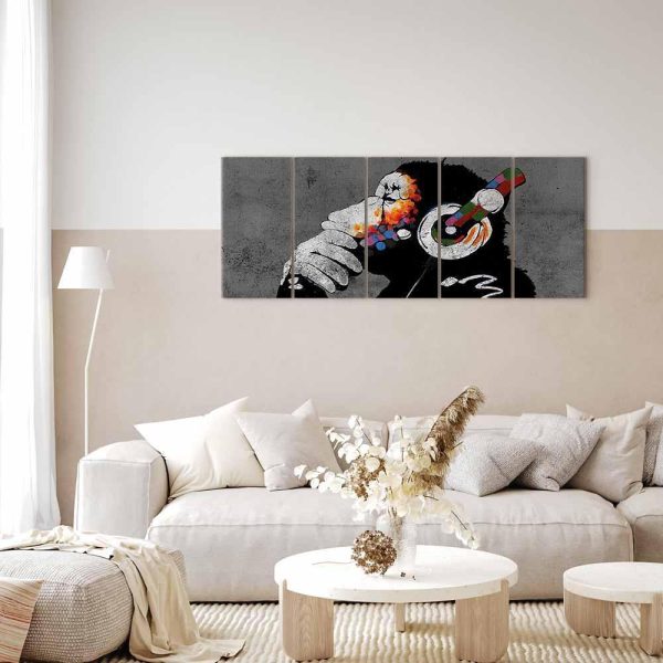 Canvas Print - Hot Rhythms (5 Parts) Narrow