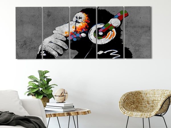 Canvas Print - Hot Rhythms (5 Parts) Narrow
