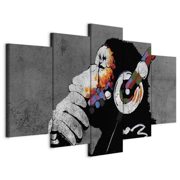 Canvas Print - Hot Rhythms (5 Parts) Wide