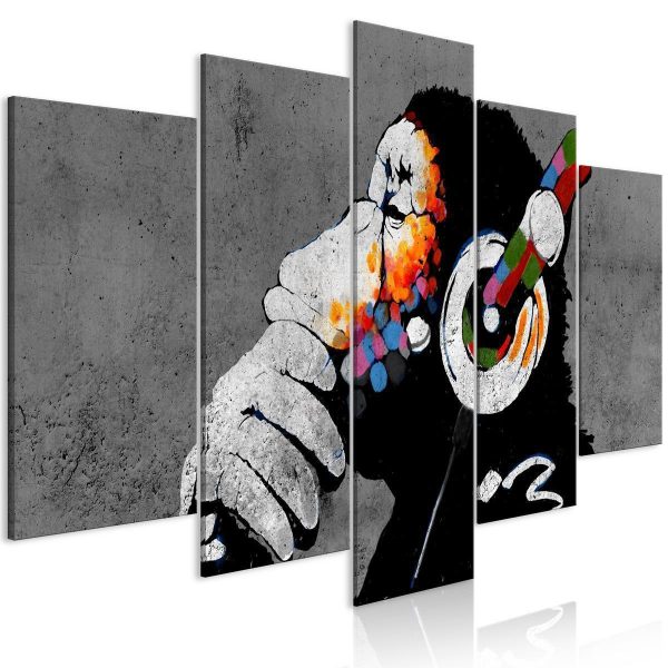 Canvas Print - Hot Rhythms (5 Parts) Wide