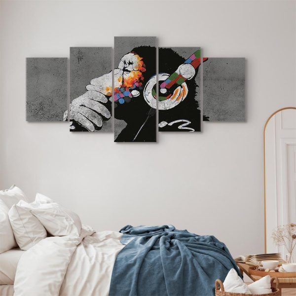 Canvas Print - Hot Rhythms (5 Parts) Wide
