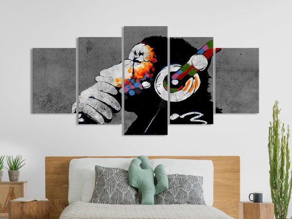 Canvas Print - Hot Rhythms (5 Parts) Wide