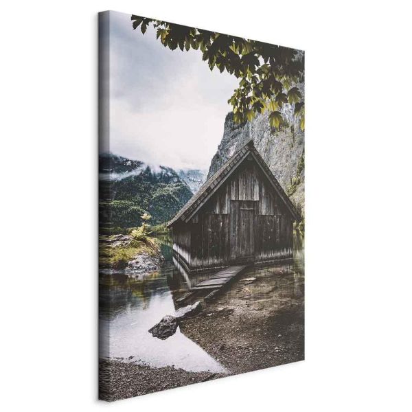 Canvas Print - House in the Mountains (1 Part) Vertical