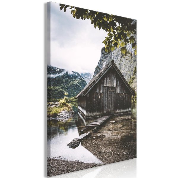 Canvas Print - House in the Mountains (1 Part) Vertical