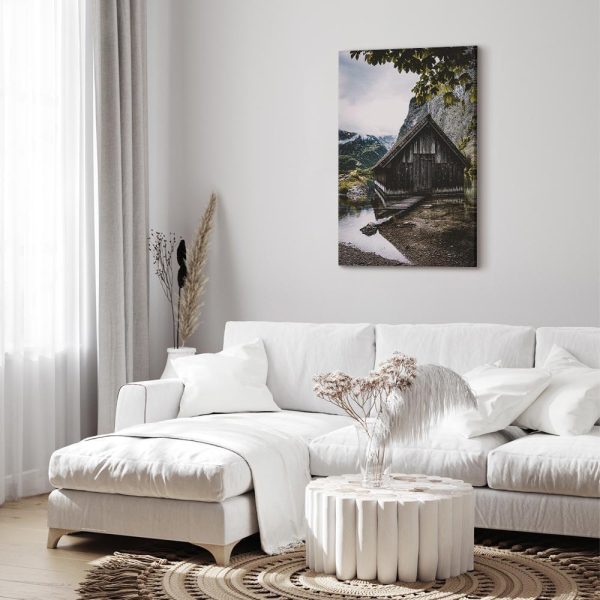 Canvas Print - House in the Mountains (1 Part) Vertical