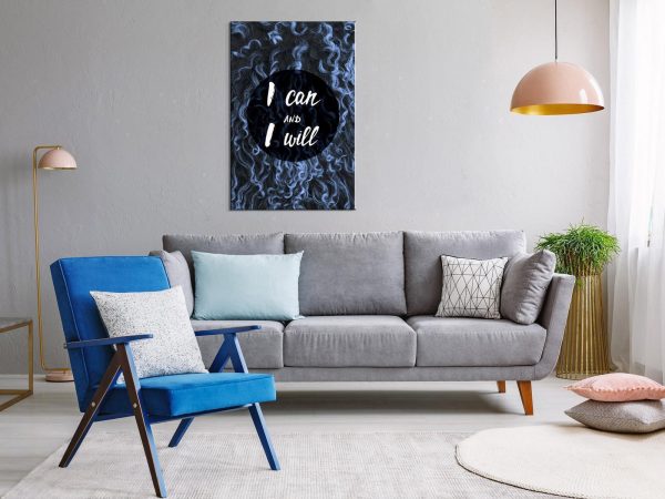 Canvas Print - I Can and I Will (1 Part) Vertical - Image 2