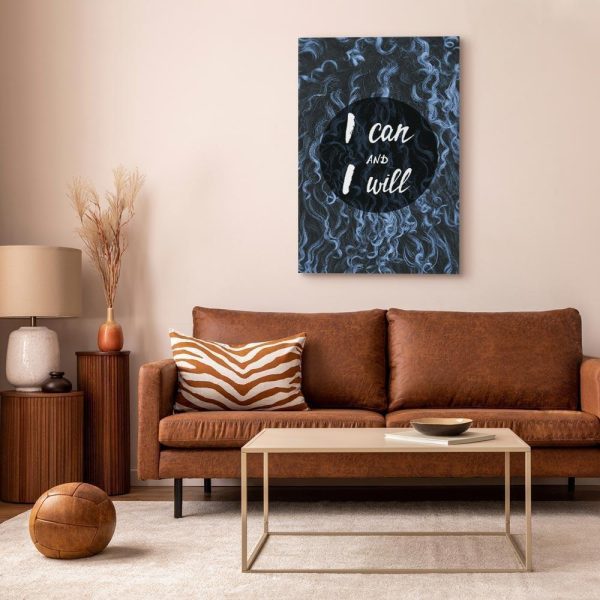 Canvas Print - I Can and I Will (1 Part) Vertical