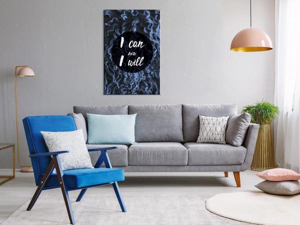 Canvas Print - I Can and I Will (1 Part) Vertical