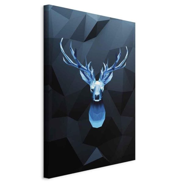 Canvas Print - Ice Deer (1 Part) Vertical