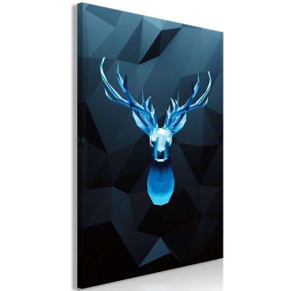 Canvas Print - Ice Deer (1 Part) Vertical
