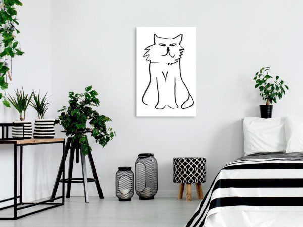 Canvas Print - I'm Looking at You! (1 Part) Vertical - Image 2