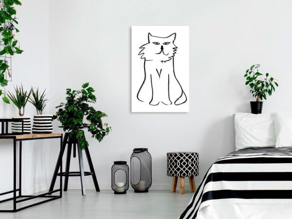 Canvas Print - I'm Looking at You! (1 Part) Vertical