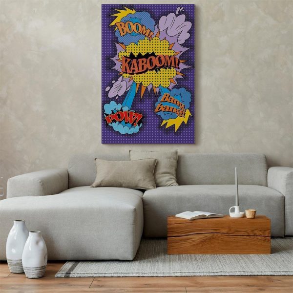 Canvas Print - Kaboom! (1 Part) Vertical