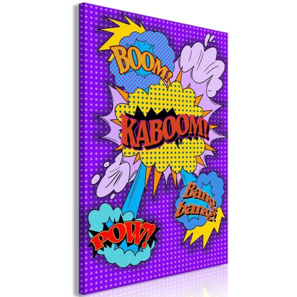 Canvas Print - Kaboom! (1 Part) Vertical