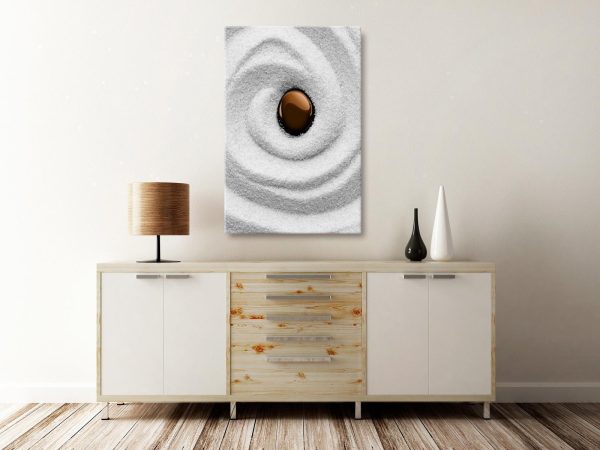 Canvas Print - Karesansui (1 Part) Vertical - Image 2