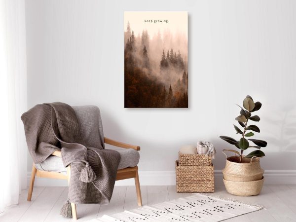 Canvas Print - Keep Growing (1 Part) Vertical - Image 4