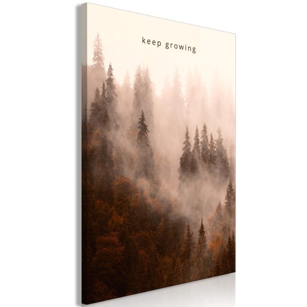 Canvas Print - Keep Growing (1 Part) Vertical - Image 2