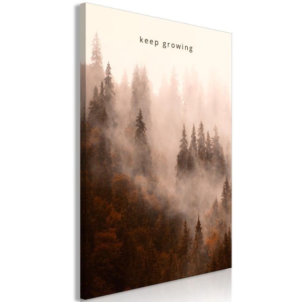 Canvas Print - Keep Growing (1 Part) Vertical