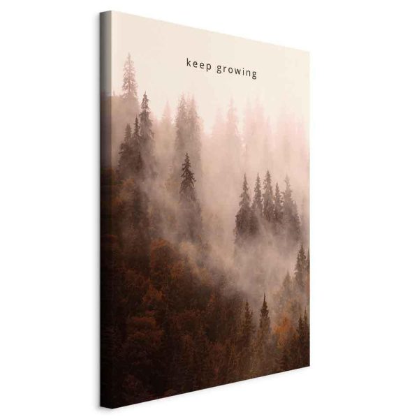 Canvas Print - Keep Growing (1 Part) Vertical