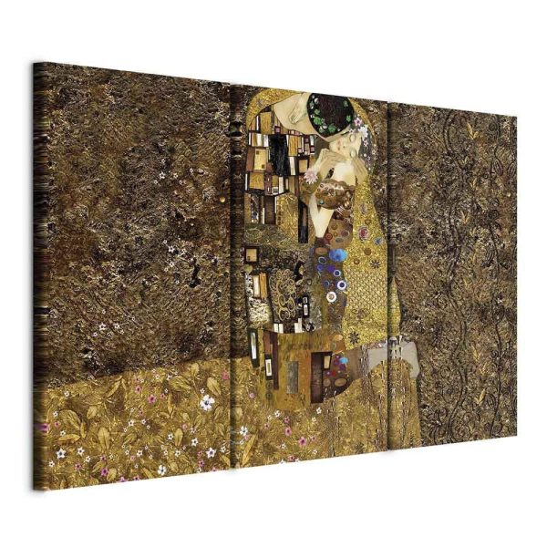Canvas Print - Klimt inspiration - Kiss