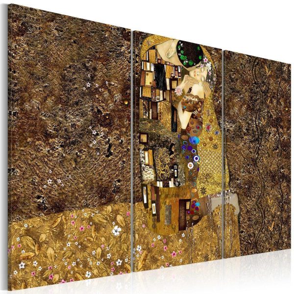 Canvas Print - Klimt inspiration - Kiss