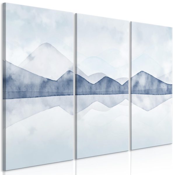 Canvas Print - Lake in the Mountains (3 Parts)