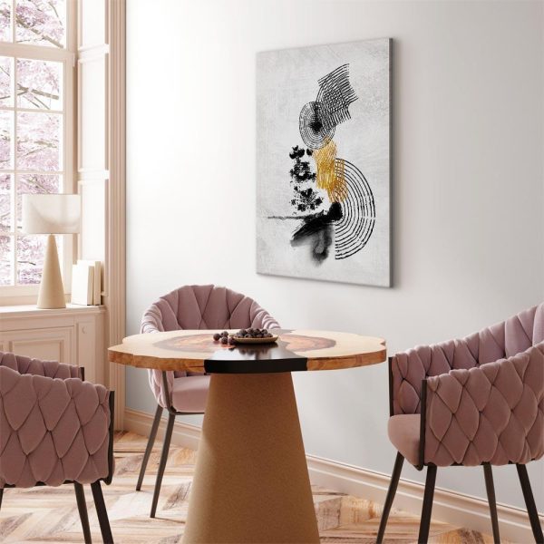 Canvas Print - Landscape With the Sun (1 Part) Vertical - Image 3