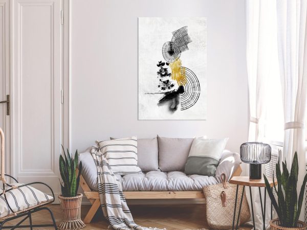 Canvas Print - Landscape With the Sun (1 Part) Vertical - Image 4
