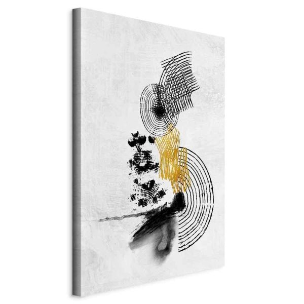 Canvas Print - Landscape With the Sun (1 Part) Vertical