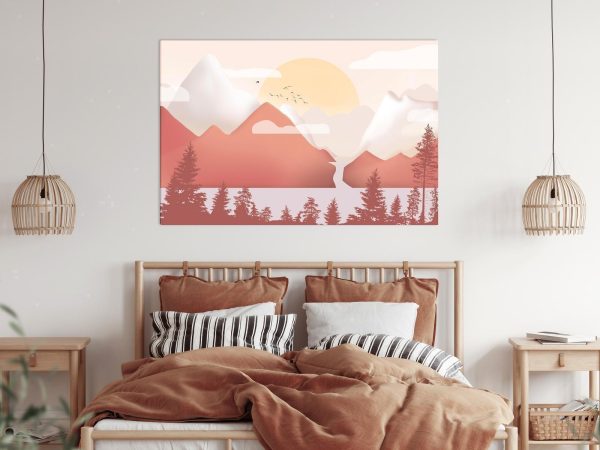 Canvas Print - Landscape at Sunset (1 Part) Wide - Image 2