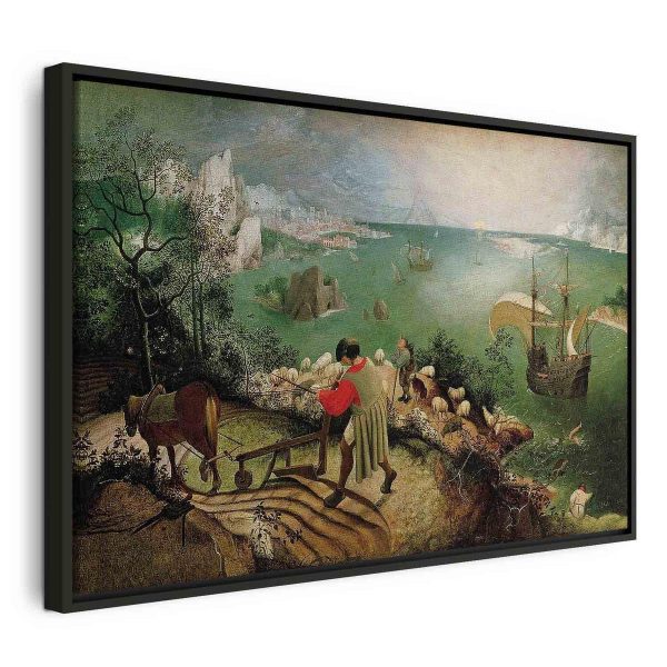 Canvas Print - Landscape with the Fall of Icarus