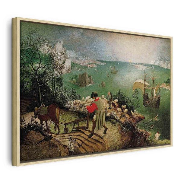 Canvas Print - Landscape with the Fall of Icarus