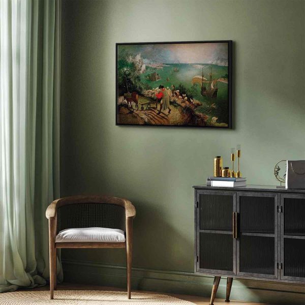 Canvas Print - Landscape with the Fall of Icarus