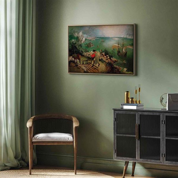 Canvas Print - Landscape with the Fall of Icarus
