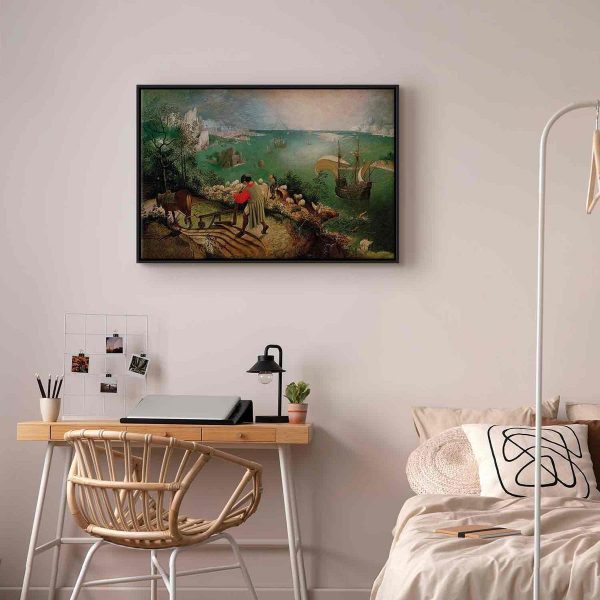 Canvas Print - Landscape with the Fall of Icarus