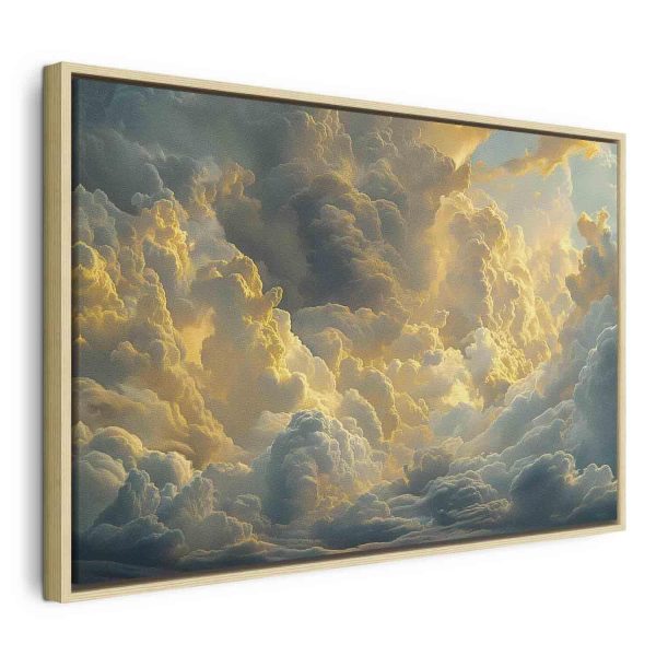 Canvas Print - Last Breath of the Day: Clouds Illuminated by Evening Glow - Image 3