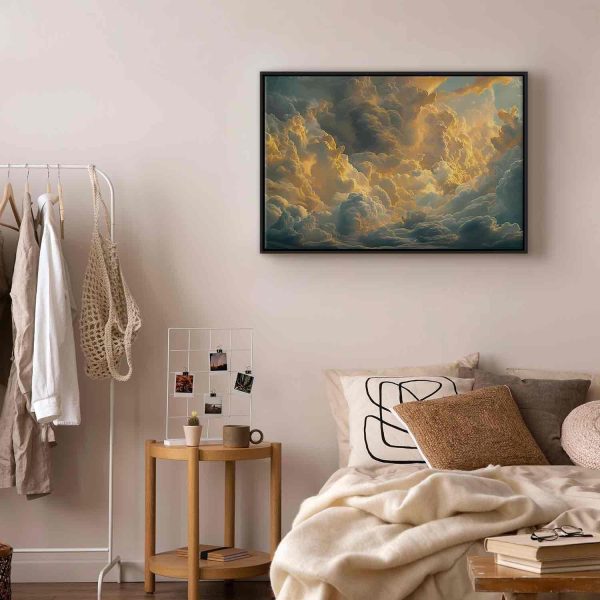 Canvas Print - Last Breath of the Day: Clouds Illuminated by Evening Glow - Image 7