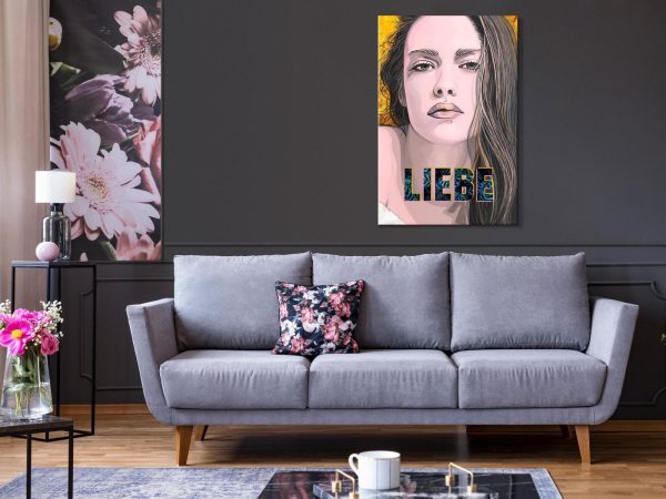 Canvas Print - Liebe (1 Part) Vertical - Image 2