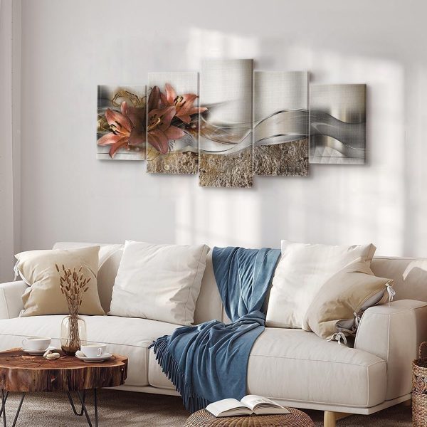 Canvas Print - Lily Marsala and Abstraction - Image 3