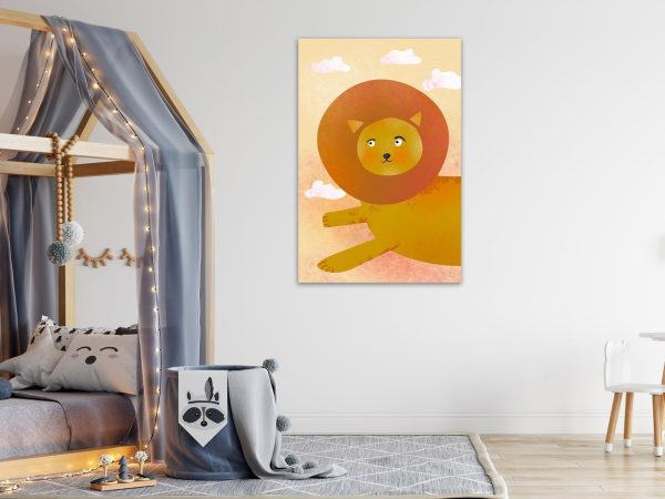 Canvas Print - Lion's Fun (1 Part) Vertical - Image 2