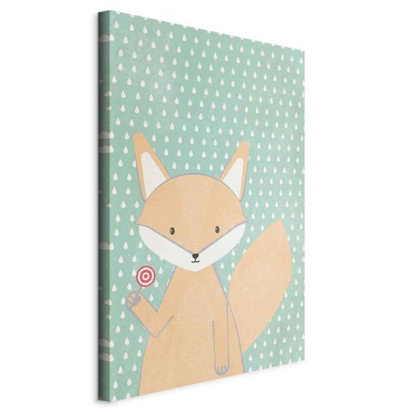 Canvas Print - Little Fox (1 Part) Vertical